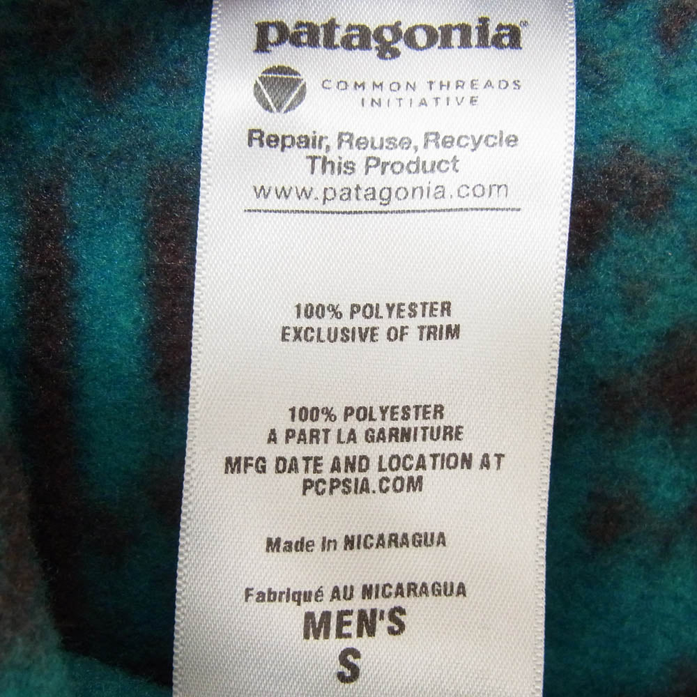 patagonia パタゴニア 11AW 25450 Synchilla Snap-T シンチラ スナップ T フリース プルオーバー ジャケット グリーン系 M【美品】【中古】