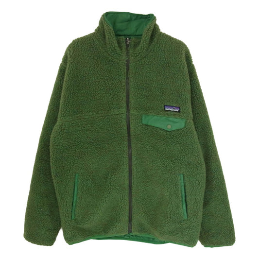 patagonia パタゴニア Reversible Snap-Zip Jacket リバーシブル スナップ ジップ ジャケット グリーン系 サイズ表記無【中古】
