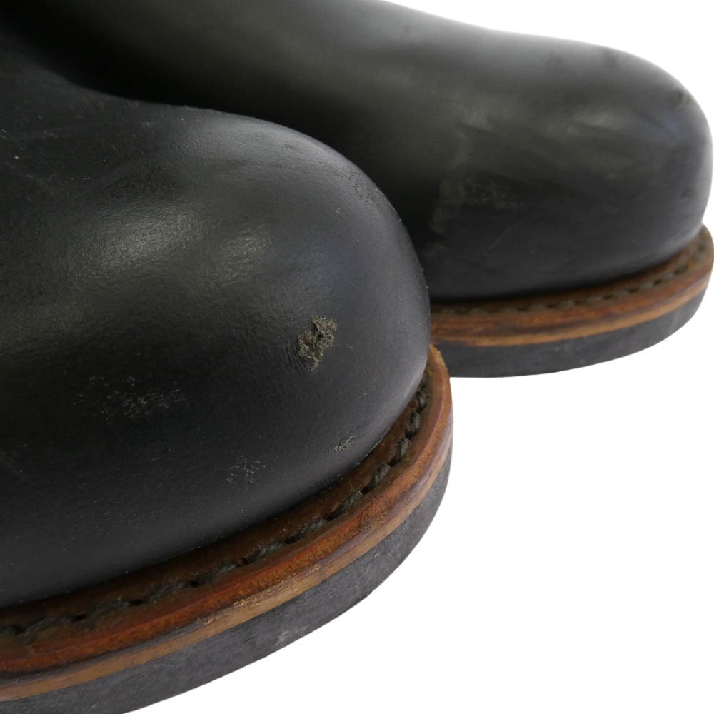 RED WING レッドウィング 2268 USA製 08年製 ENGINEER BOOTS スチールトゥ エンジニア ブーツ ブラック クローム ブラック系 8.5【中古】