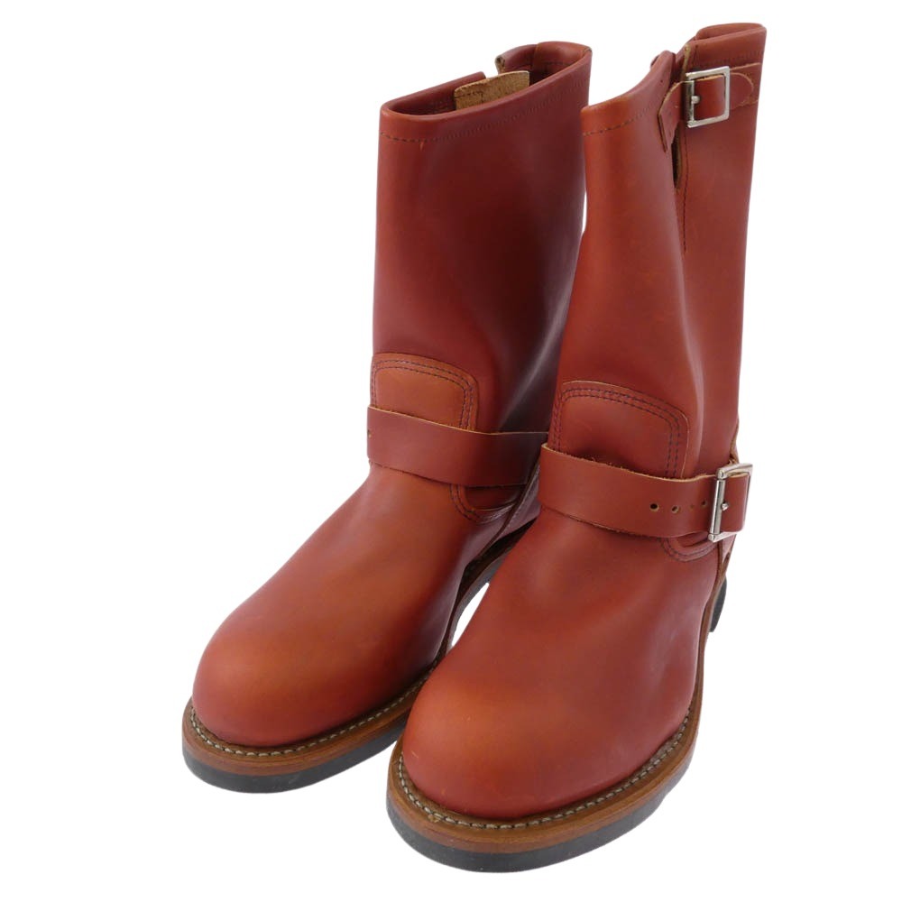 RED WING レッドウィング 8271 USA製 15年製 Engineer Boots スチールトゥ エンジニア ブーツ オロラセットポーテージ コーラル系 26.5cm【極上美品】【中古】
