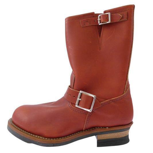 RED WING レッドウィング 8271 USA製 15年製 Engineer Boots スチールトゥ エンジニア ブーツ オロラセットポーテージ コーラル系 26.5cm【極上美品】【中古】