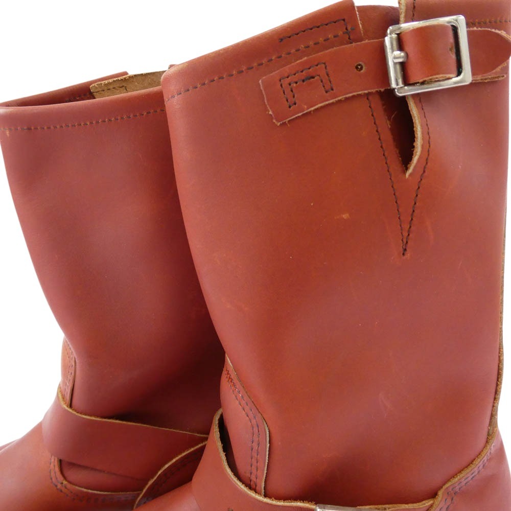 RED WING レッドウィング 8271 USA製 15年製 Engineer Boots スチールトゥ エンジニア ブーツ オロラセットポーテージ コーラル系 26.5cm【極上美品】【中古】