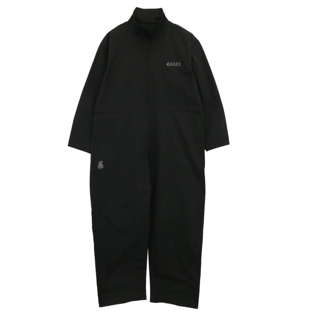 CALEE キャリー 26SS CL-26SS003EX JUMP SUITS ナイロン ジャンプスーツ ツナギ ブラック系 L【美品】【中古】