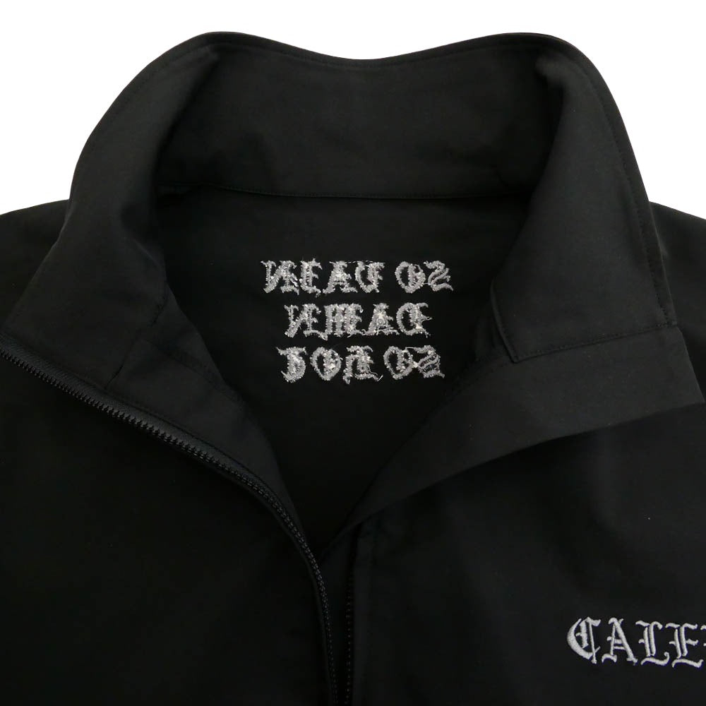 CALEE キャリー 26SS CL-26SS003EX JUMP SUITS ナイロン ジャンプスーツ ツナギ ブラック系 L【美品】【中古】