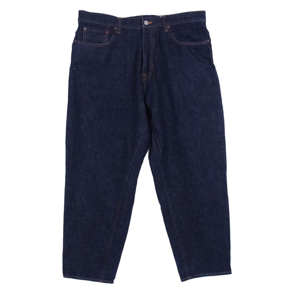 CALEE キャリー 24SS CL-24SS009SP VINTAGE REPRODUCT WIDE SILHOUETTE DENIM PANTS ワイド デニム パンツ インディゴブルー系 34【中古】