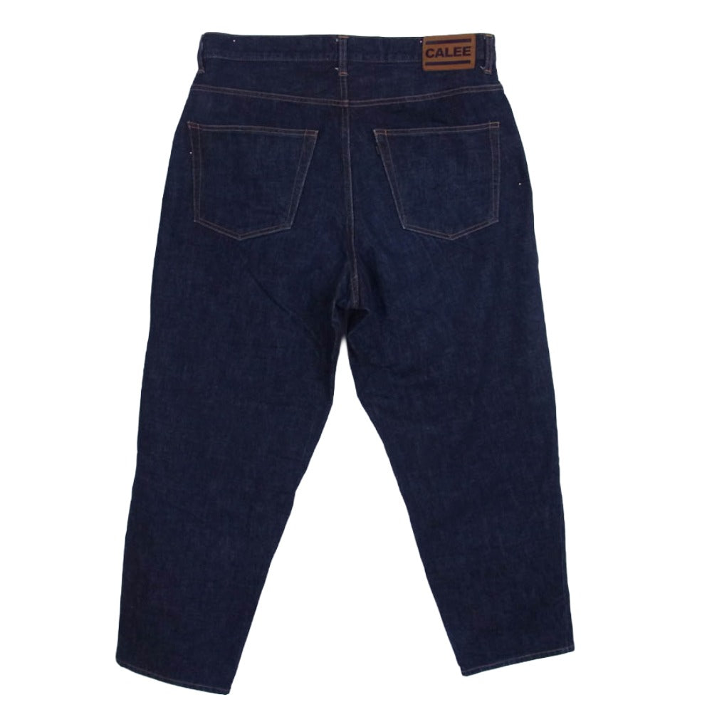 CALEE キャリー 24SS CL-24SS009SP VINTAGE REPRODUCT WIDE SILHOUETTE DENIM PANTS ワイド デニム パンツ インディゴブルー系 34【中古】