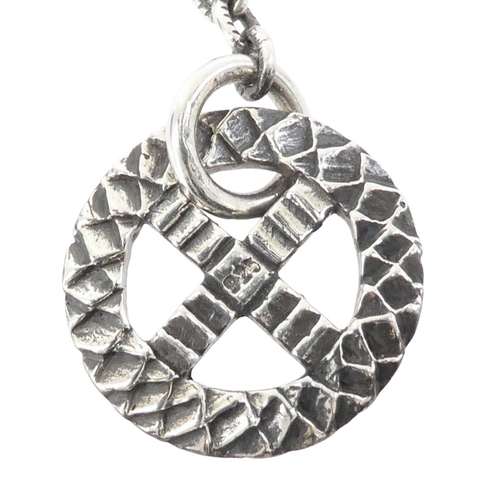 CALEE キャリー 25AW CL-25AW004JW × D.O.D SILVER SNAKE WHEEL NECKLACE ディーオーディー スネーク ホイール型 ネックレス シルバー系【中古】