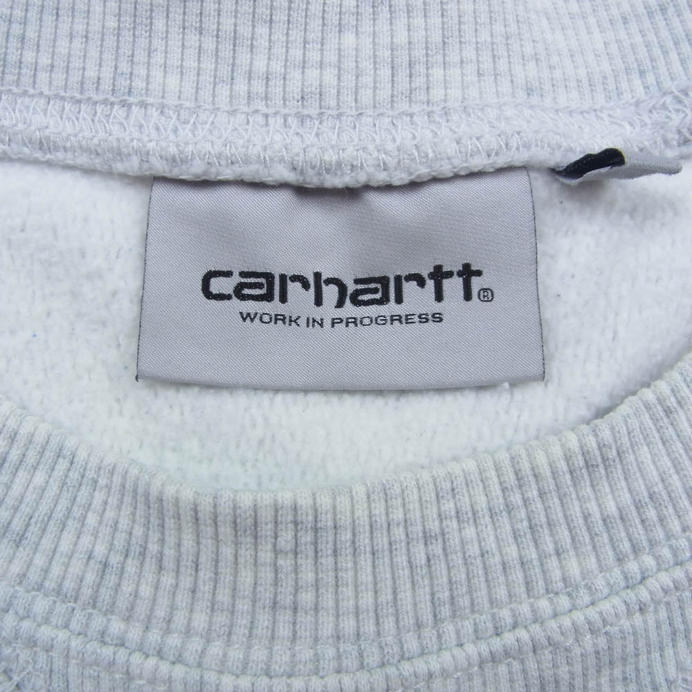 Carhartt カーハート american script sweat アメリカンスクリプト スウェット グレー系 M【中古】