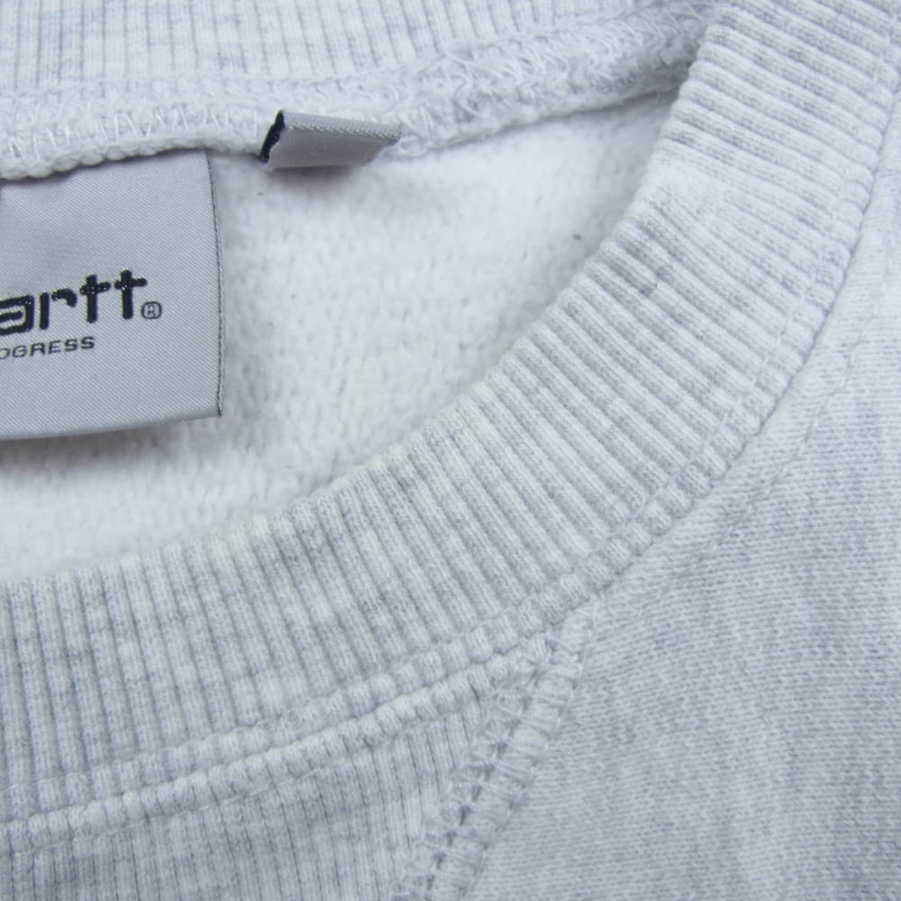 Carhartt カーハート american script sweat アメリカンスクリプト スウェット グレー系 M【中古】