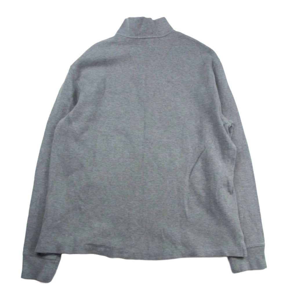 POLO RALPH LAUREN ポロ・ラルフローレン HALF ZIP SWEAT ハーフジップ スウェット グレー系 L【中古】