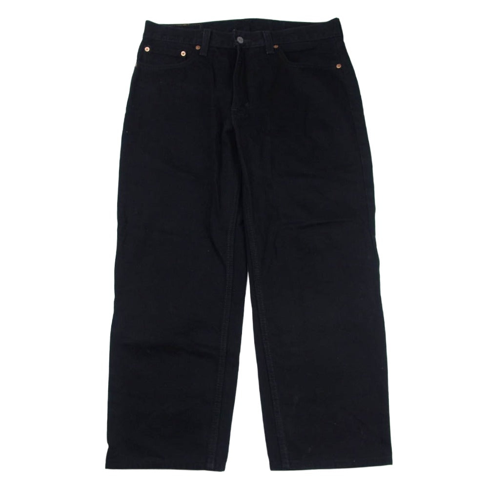 Levi's リーバイス 00550-0260 550 リラックス ジーンズ ブラックデニム パンツ ブラック系 W33L30【中古】