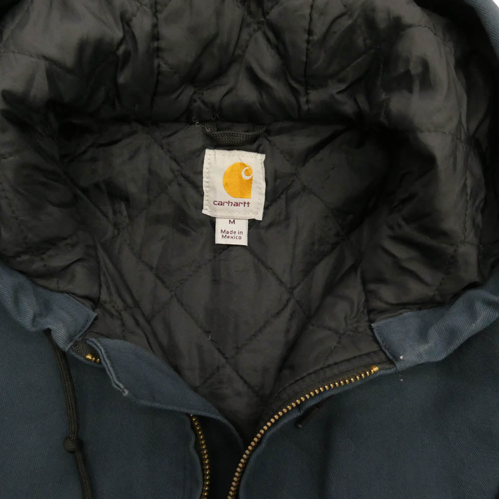 Carhartt カーハート メキシコ製 クイックダック ジャケット ブルー系 褐返し(かちがえし)系 M【中古】