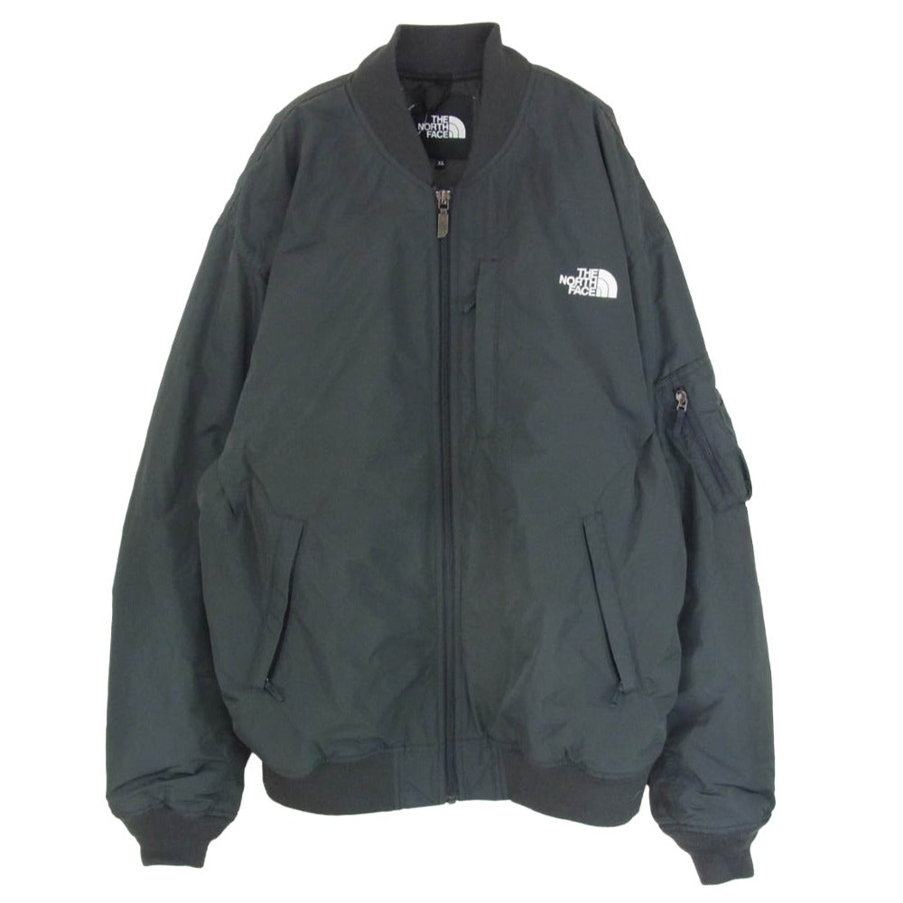 THE NORTH FACE ノースフェイス NY82552 Insulation Bomber Jacket インサレーション ボンバージャケット 中綿 ブルゾン チャコール系 XL【中古】
