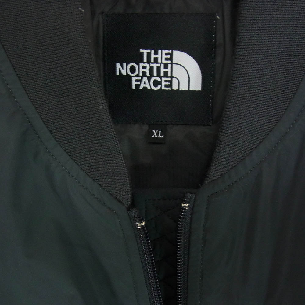 THE NORTH FACE ノースフェイス NY82552 Insulation Bomber Jacket インサレーション ボンバージャケット 中綿 ブルゾン チャコール系 XL【中古】
