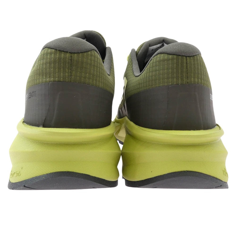 DESCENTE デサント DU5SRS06MZ VERTHER RA ヴェルサー ローカット スニーカー グリーン系 27.5cm【極上美品】【中古】