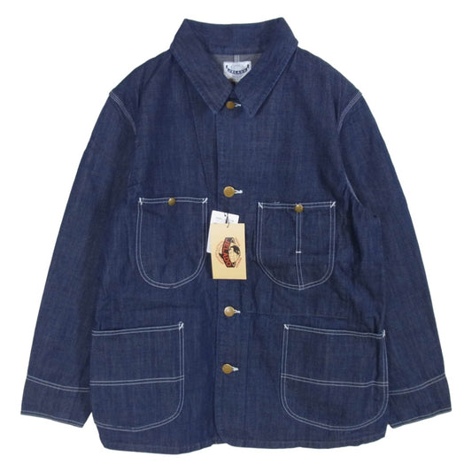 JELADO ジェラード JP94491J 491J Coverall デニム カバーオール ジャケット インディゴブルー系 M【新古品】【未使用】【中古】