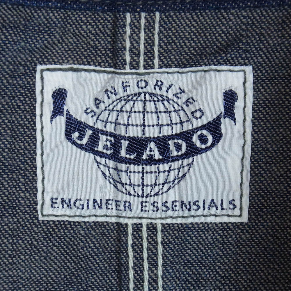 JELADO ジェラード JP94491J 491J Coverall デニム カバーオール ジャケット インディゴブルー系 M【新古品】【未使用】【中古】