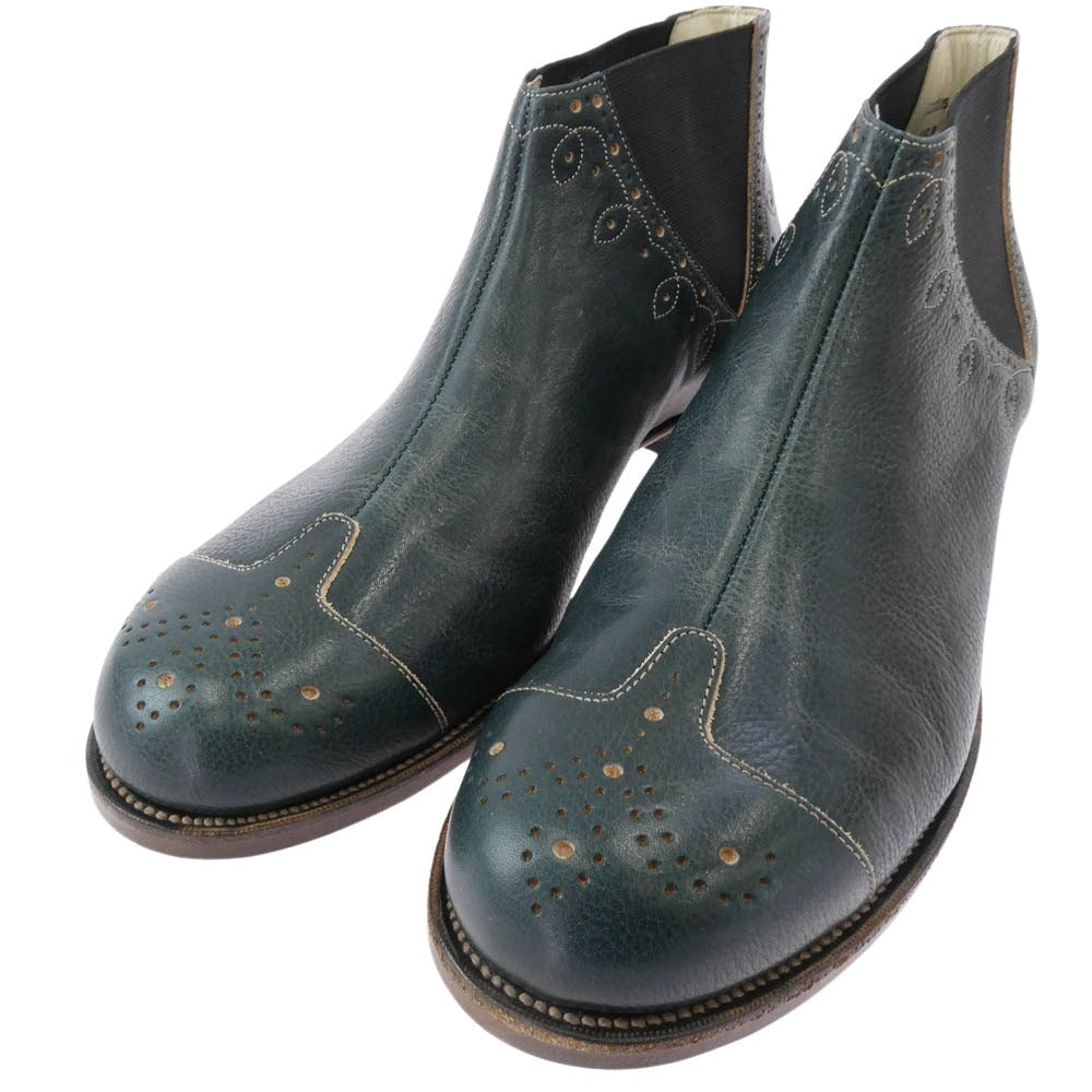 JELADO ジェラード The 2 Monkeys elastos エラストス サイドゴア センターシーム ブーツ Victorian Blue ブルー系 US8【新古品】【未使用】【中古】