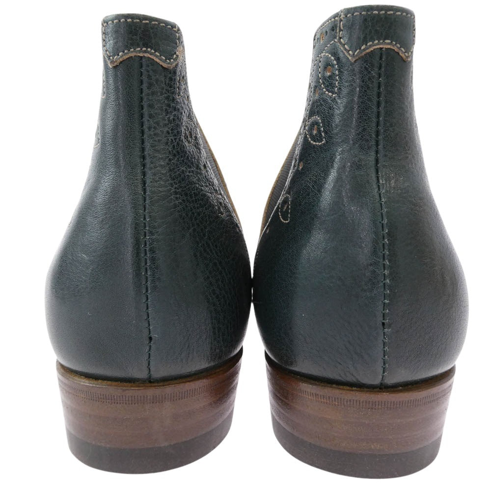 JELADO ジェラード The 2 Monkeys elastos エラストス サイドゴア センターシーム ブーツ Victorian Blue ブルー系 US8【新古品】【未使用】【中古】