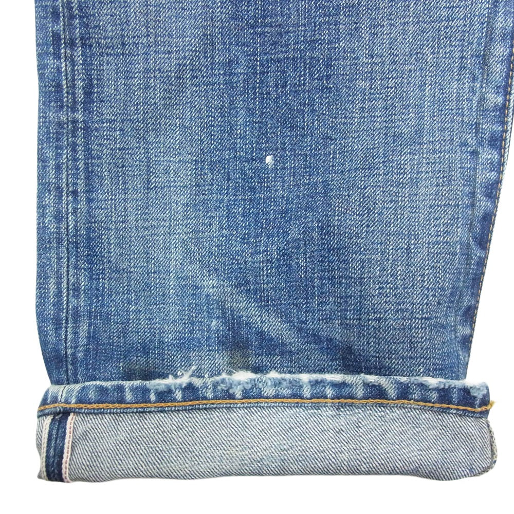 Ron Herman ロンハーマン ダメージ加工 セルビッチ デニム パンツ 31×32 インディゴブルー系 31【中古】