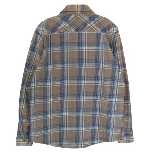 VISVIM ビズビム 16SS 0116105011015 Black Elk Flannel Shirt エルク フランネル チェック シャツ ブラウン系 2【中古】