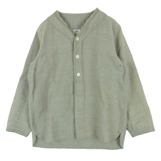VISVIM ビズビム 18SS 0118105011018 DUGOUT SHIRT L/S ダグアウト 長袖 シャツ ロングスリーブ 日本製 グレー系 2【中古】