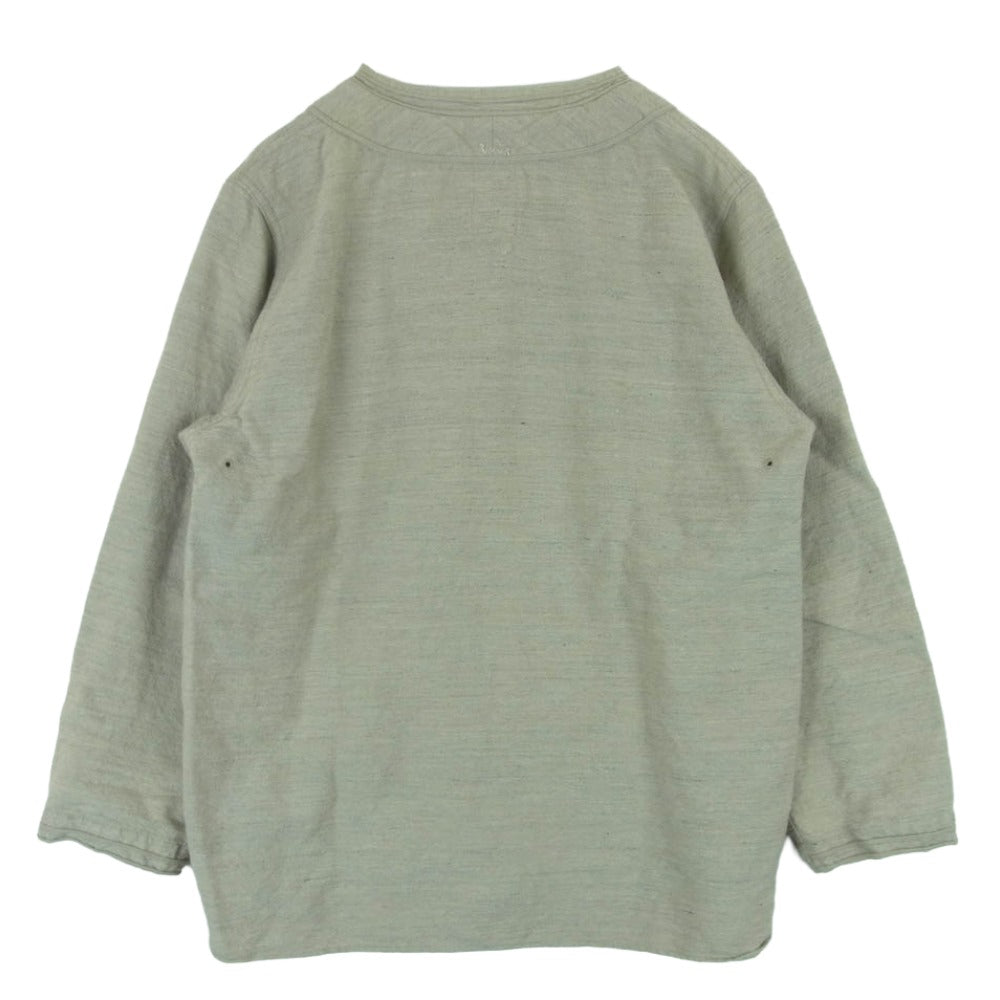 VISVIM ビズビム 18SS 0118105011018 DUGOUT SHIRT L/S ダグアウト 長袖 シャツ ロングスリーブ 日本製 グレー系 2【中古】