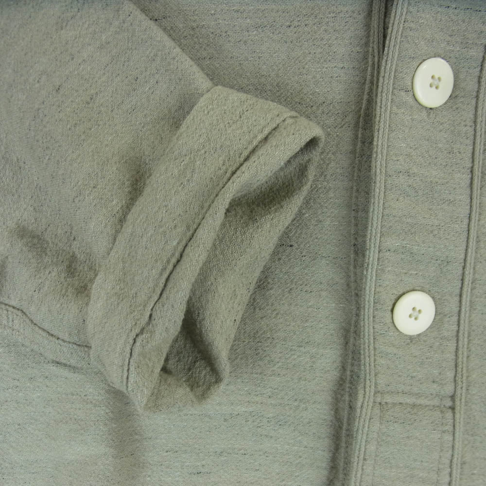 VISVIM ビズビム 18SS 0118105011018 DUGOUT SHIRT L/S ダグアウト 長袖 シャツ ロングスリーブ 日本製 グレー系 2【中古】