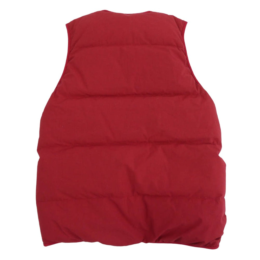 VISVIM ビズビム 16AW 0116205013009 KUBA DOWN VEST REVERSIBLE リバーシブル ダウン ベスト レッド系 2【中古】