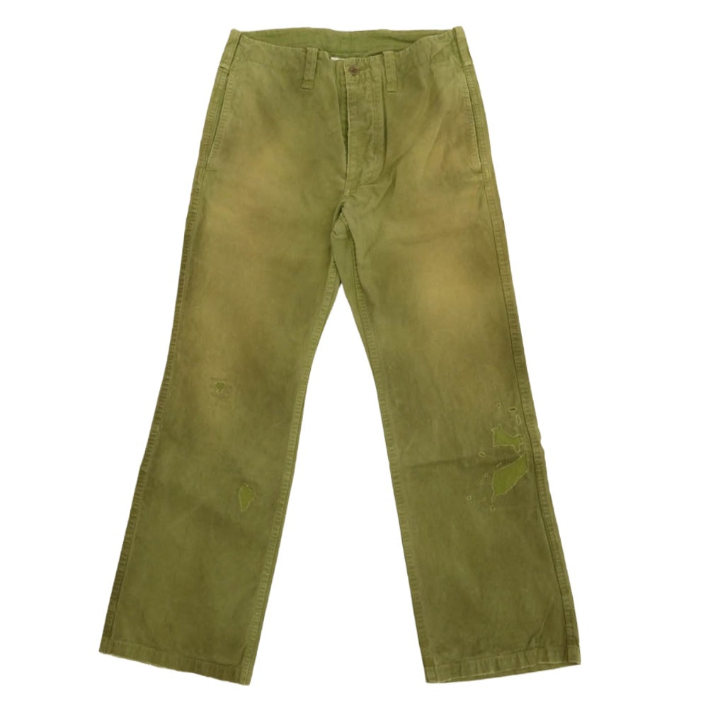 VISVIM ビズビム 20AW 0120205008004 GIFFORD PANTS DMGD ダメージ加工 パンツ カーキ系 2【中古】