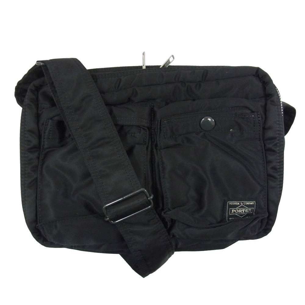 PORTER ポーター TANKER タンカー ショルダー バッグ ブラック系【中古】