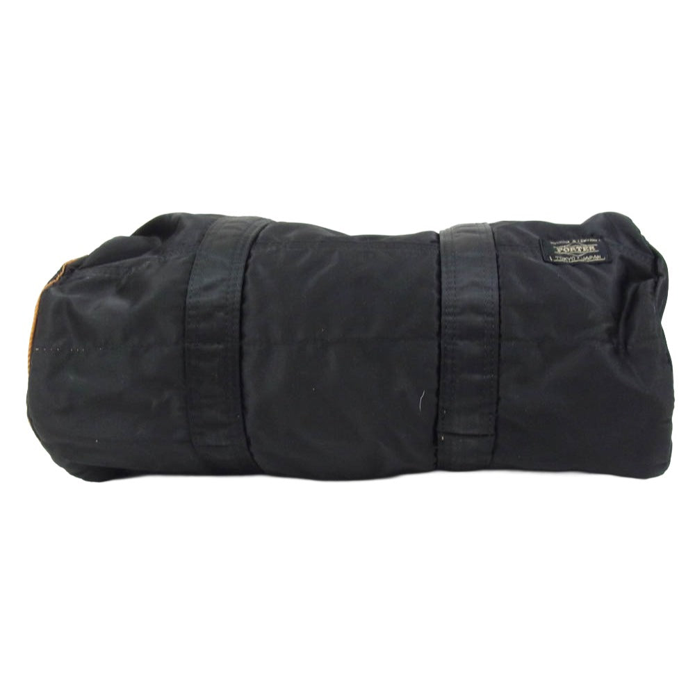 PORTER ポーター TANKER タンカー ハンド ミニ ボストン バッグ ブラック系【中古】