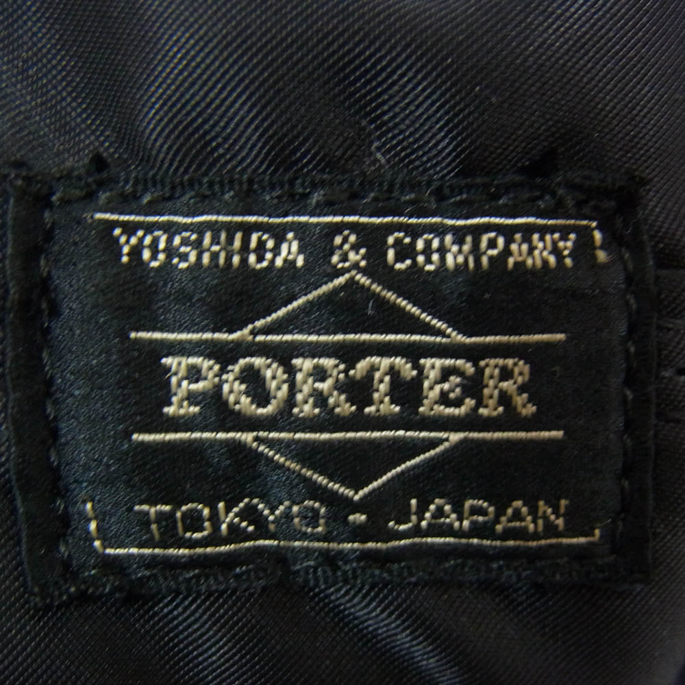PORTER ポーター TANKER タンカー ハンド ミニ ボストン バッグ ブラック系【中古】