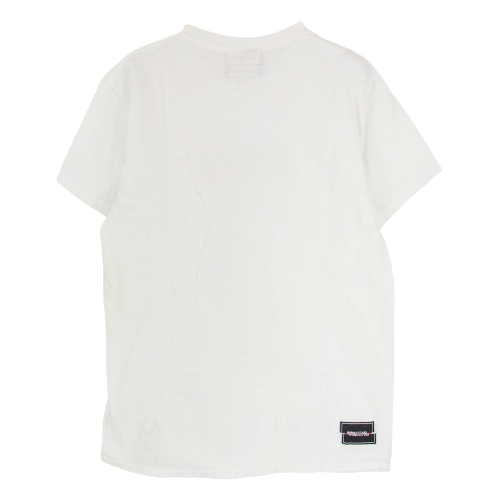 WIND AND SEA ウィンダンシー WDS-XXX-SP-09 S/S T-Shirt ロゴ 刺繍 半袖 Tシャツ ホワイト系 M【中古】