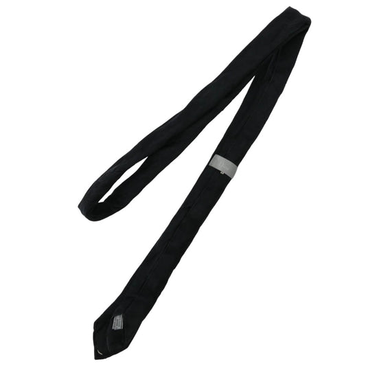 Dior ディオール Bee 青刺繍 総柄 シルク ネクタイ ブラック系【中古】