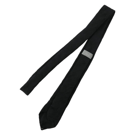 Dior ディオール Bee 刺繍 総柄 シルク ネクタイ ブラック系【中古】