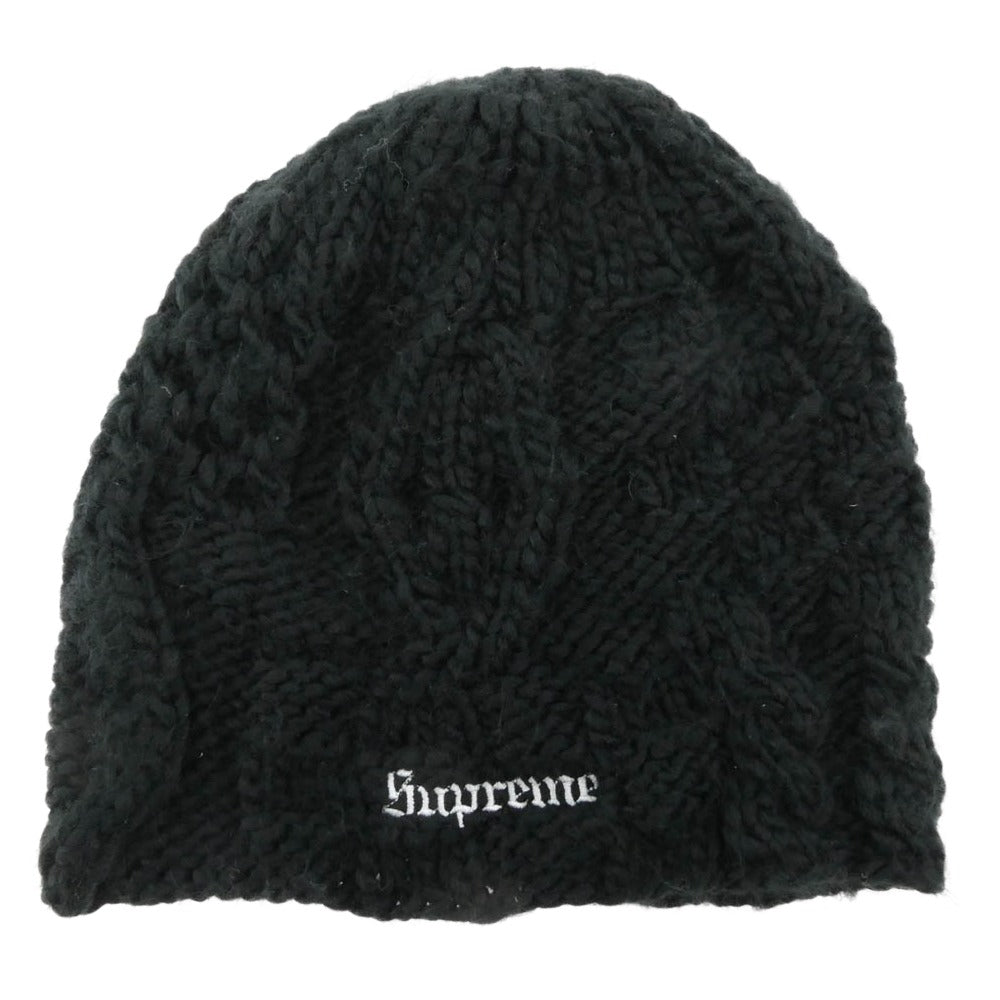 Supreme シュプリーム 25SS Block Knit Beanie ブロック ニット ビーニー ニット帽 ブラック系【中古】