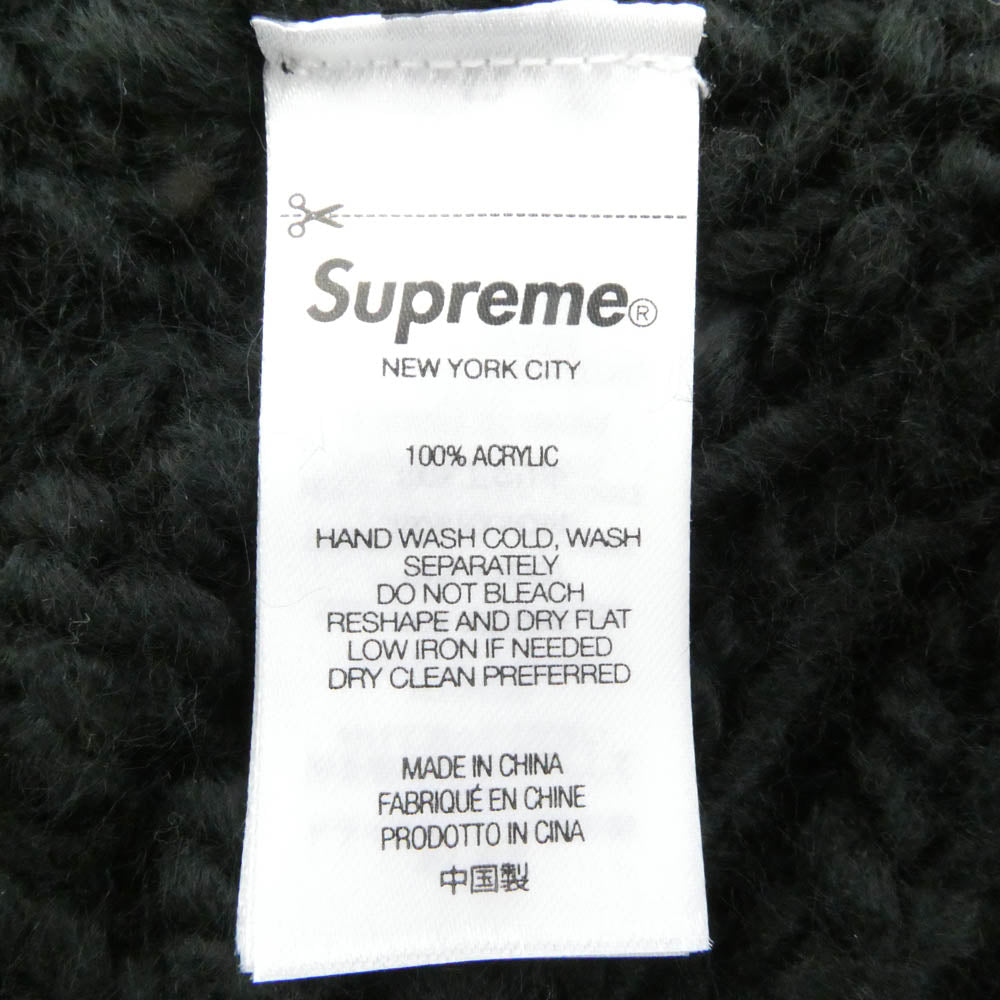 Supreme シュプリーム 25SS Block Knit Beanie ブロック ニット ビーニー ニット帽 ブラック系【中古】