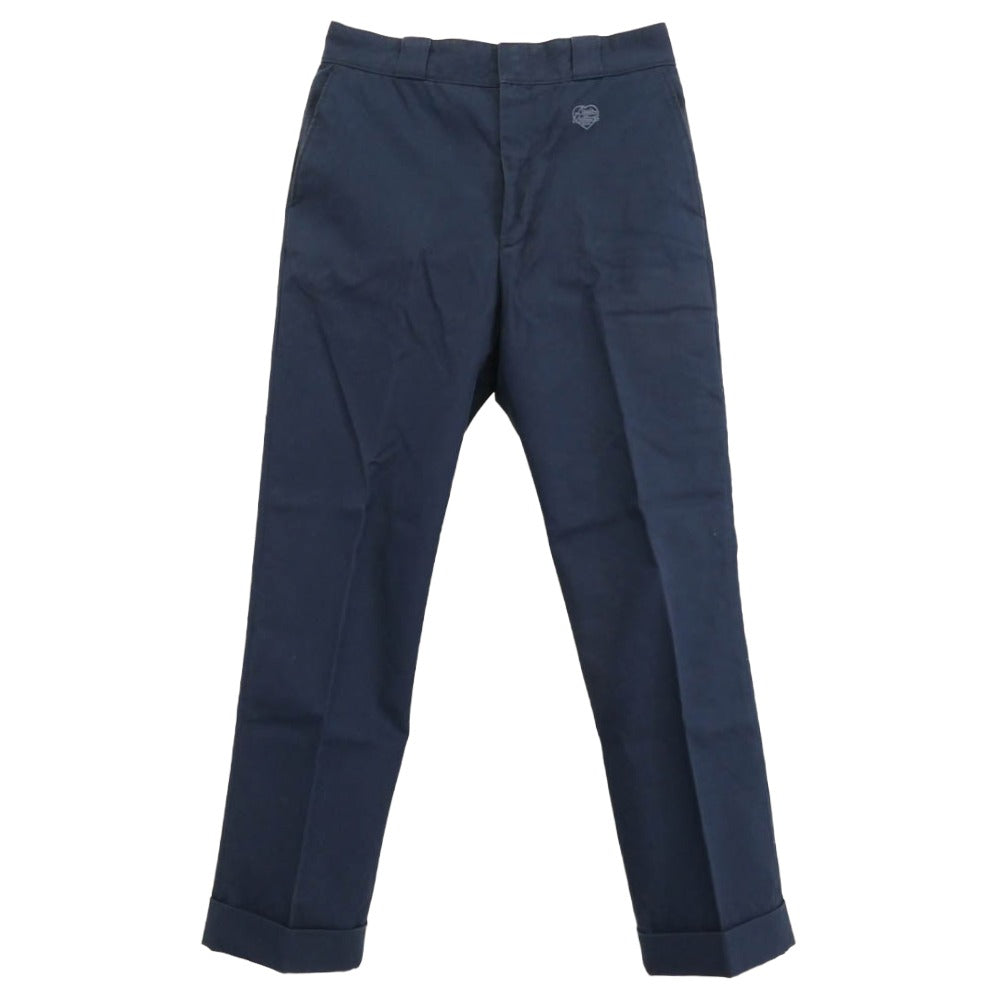 LOUIS VUITTON ルイ・ヴィトン 22SS RM221M H77 HMP06W NIGO ニゴ イタリア製 LVスクエアード チノトラウザーズ チノパンツ ネイビー系 40【中古】