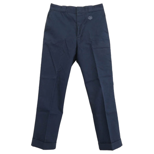 LOUIS VUITTON ルイ・ヴィトン 22SS RM221M H77 HMP06W NIGO ニゴ イタリア製 LVスクエアード チノトラウザーズ チノパンツ ネイビー系 40【中古】