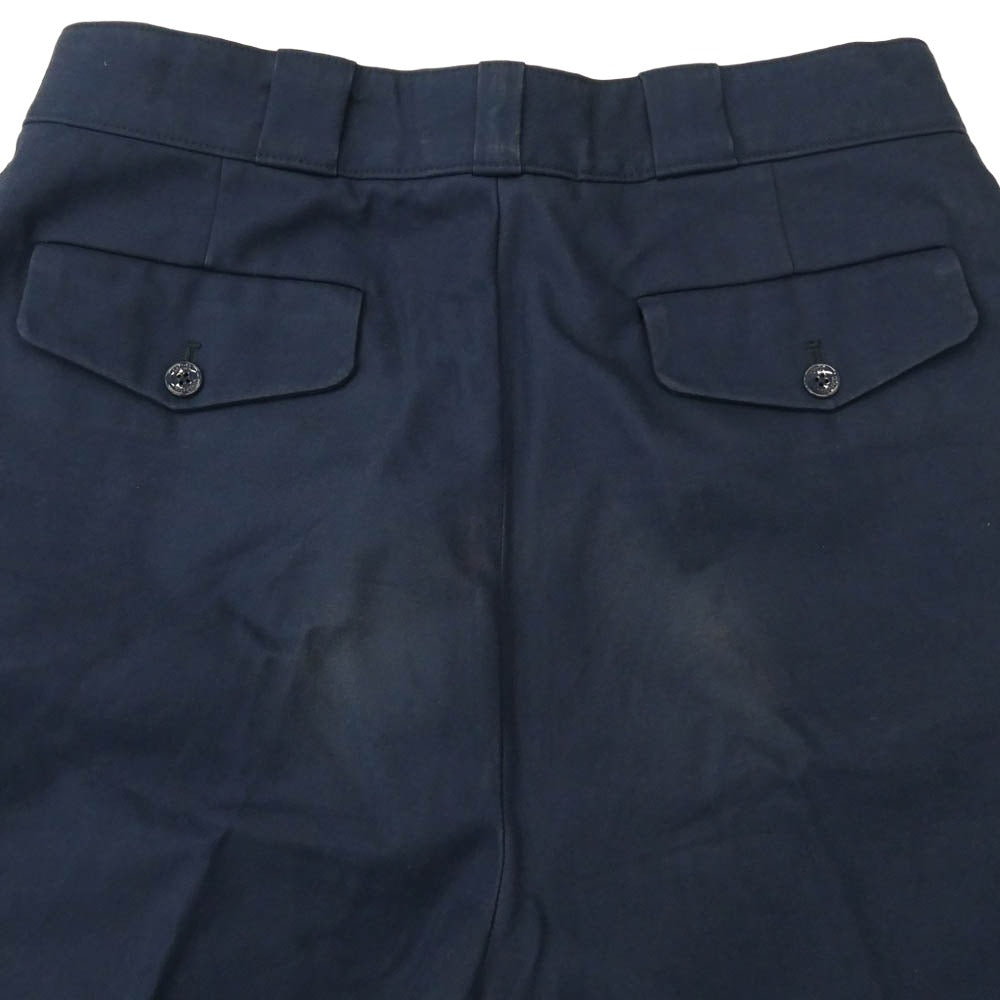 LOUIS VUITTON ルイ・ヴィトン 22SS RM221M H77 HMP06W NIGO ニゴ イタリア製 LVスクエアード チノトラウザーズ チノパンツ ネイビー系 40【中古】