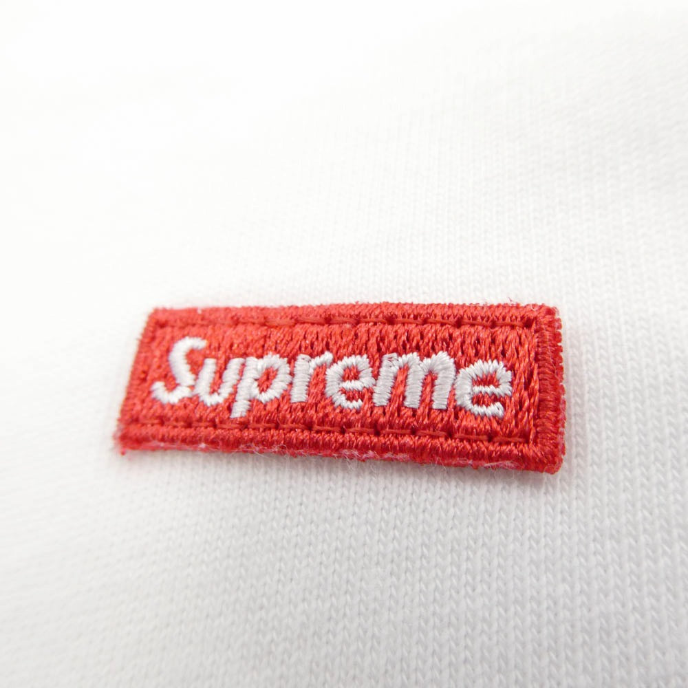 Supreme シュプリーム 25SS Small Box Logo L/S Tee スモール ボックス ロゴ クルーネック 長袖 Tシャツ ホワイト系 L【美品】【中古】