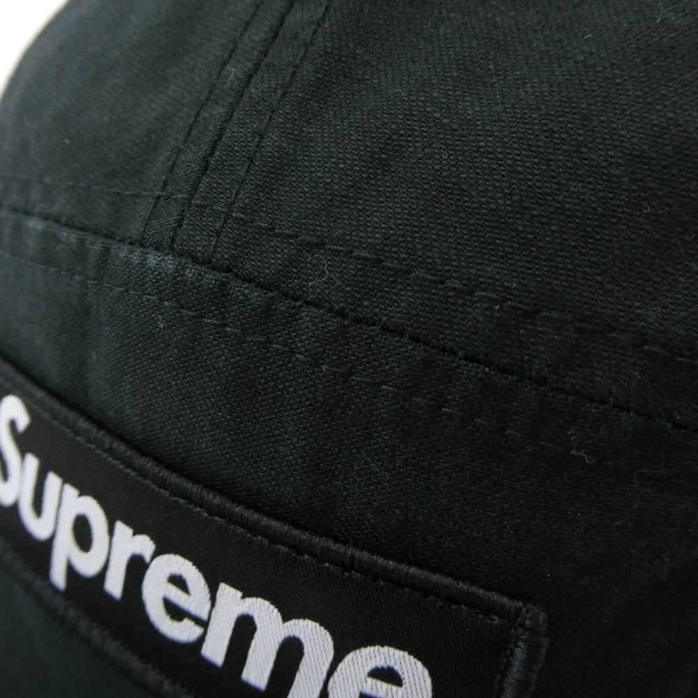Supreme シュプリーム 25SS Military Camp Cap ミリタリー キャンプ キャップ ブラック系【極上美品】【中古】