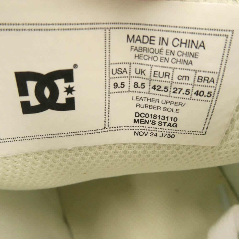ディーシーシューズ DC01813110 STAG スタッグ ローカット スニーカー ホワイト系 27.5cm【中古】