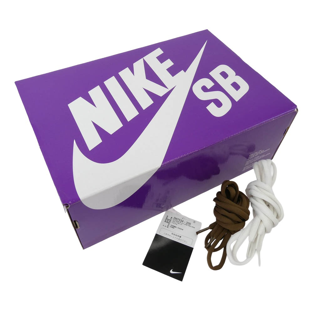 NIKE ナイキ DH7534-200 SB Dunk Low PRM Brown Paisley ダンク ロー PRM ブラウンペイズリー スニーカー ブラウン系 マルチカラー系 28cm【中古】