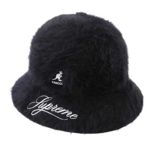 Supreme シュプリーム Kangol Furgora Casual ファーゴラ カジュアル バケットハット ブラック系 XL【美品】【中古】