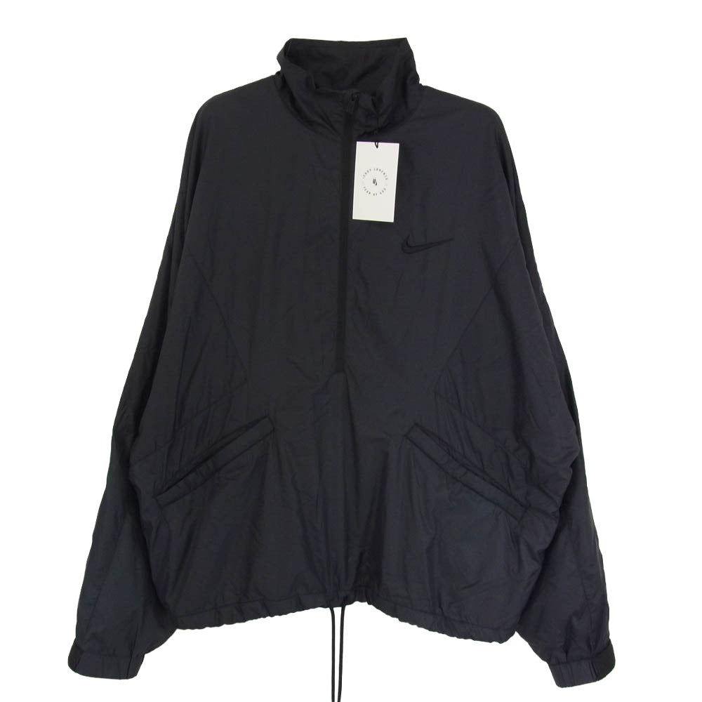 NIKE ナイキ 18AW AR0643-010 FEAR OF GOD M NRG Ti LS HZ JKT フィアオブゴッド ハーフジップ プルオーバー ジャケット ブラック系 M【美品】【中古】