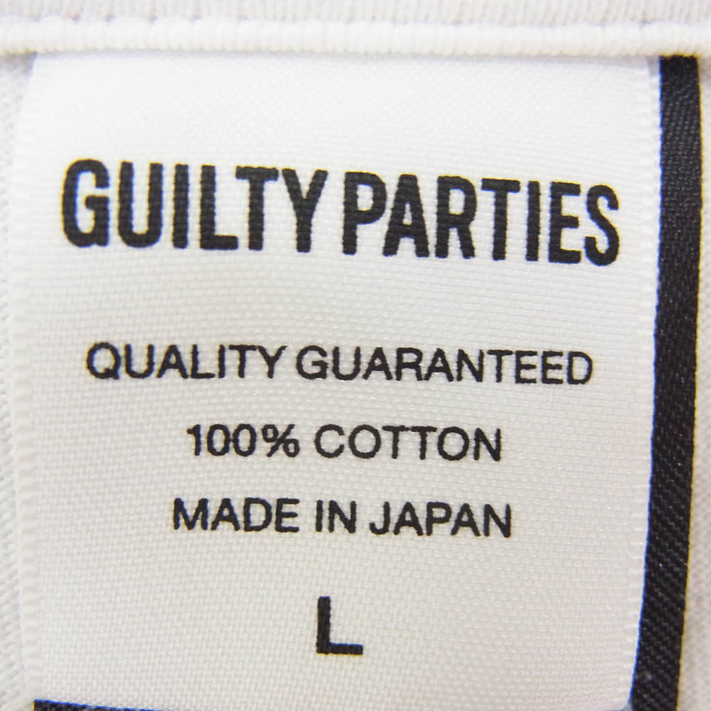 WACKO MARIA ワコマリア 25SS x Ellen Von Unwerth Washed Heavy Weight T-Shirt エレンフォンアンワース ウォッシュド ヘビー ウェイト フロントプリント 半袖 Tシャツ ホワイト系 L【中古】