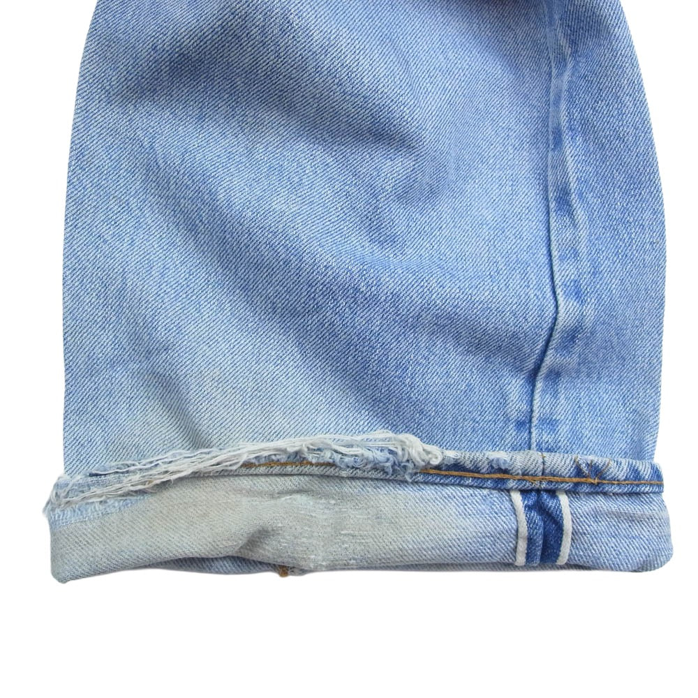 Levi's リーバイス Vintage ヴィンテージ 70s 66後期 501 ボタンフライ セルビッジ ストレート デニムパンツ ボタン裏刻印6　 インディゴブルー系【中古】