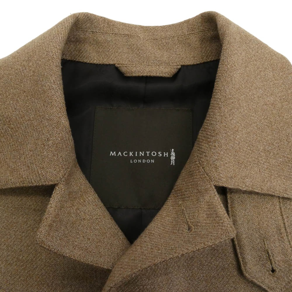 Mackintosh マッキントッシュ G1B71-003-47 DUNFORD ダンフォード Loro Piana Fabric ロロピアーナ ウール ツイル ステンカラーコート ベージュ系 40【中古】
